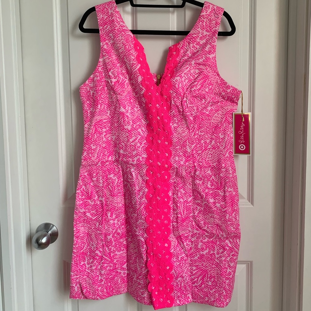 Lilly for Target Pink Patterned Dress NWT Size 14